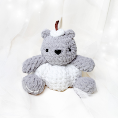 Pumpkin Bear amigurumi pattern by Curiouspapaya