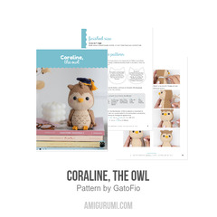 Coraline, the owl amigurumi pattern by GatoFio
