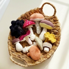 Mushrooms collection amigurumi by Fluffy Tummy