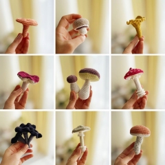 Mushrooms collection amigurumi pattern by Fluffy Tummy