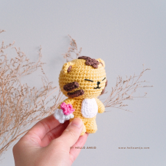Floral Tiger Crochet Pattern amigurumi pattern by Hello Amijo