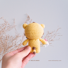Floral Tiger Crochet Pattern amigurumi by Hello Amijo