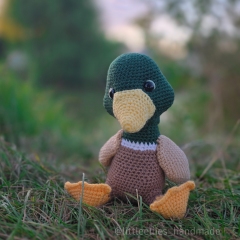 Dillie the Duck amigurumi pattern by LittleEllies_Handmade