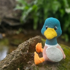 Dillie the Duck amigurumi by LittleEllies_Handmade