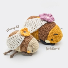 Marigold the Bumblebee amigurumi pattern by schrahki