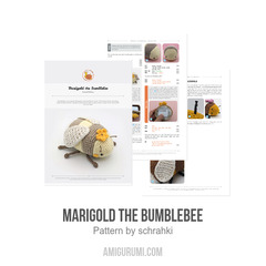 Marigold the Bumblebee amigurumi pattern by schrahki