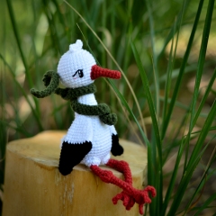 Oliver the Stork amigurumi pattern by Plączenitka