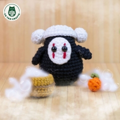 No Face In Bathtub amigurumi by Co Tam Crafts