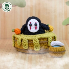 No Face In Bathtub amigurumi pattern by Co Tam Crafts
