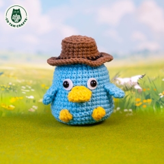 Goofy Platypus Lip Balm Holder amigurumi pattern by Co Tam Crafts