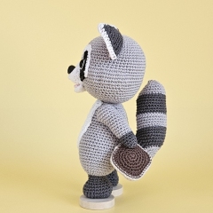 Wasco the Raccoon with Nutella Brea amigurumi by SaphirhaseDesign