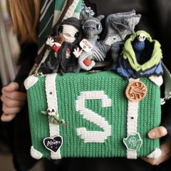 4in1 Slytherin Suitcase & Beasts amigurumi pattern by Loopy Pattern