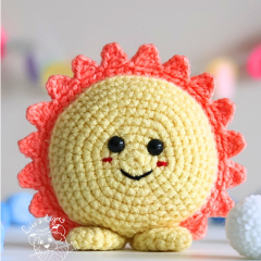 Happy sun amigurumi by LikeALigerCrochet