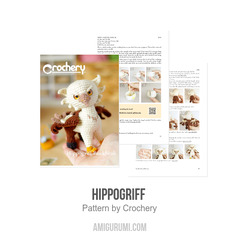 Hippogriff amigurumi pattern by Crochery