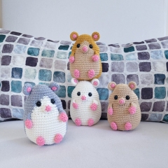 Chubby Hamsters amigurumi pattern by engurumist