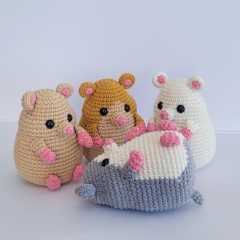 Chubby Hamsters amigurumi pattern by engurumist