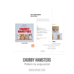 Chubby Hamsters amigurumi pattern by engurumist