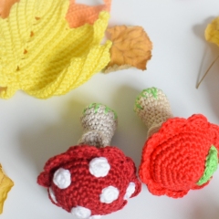 Fairy Tale Mushrooms amigurumi by EmmaS Dolls