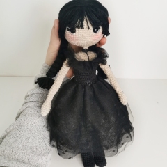 Gothic Girl Amigurumi Doll Pattern amigurumi pattern by EmmaS Dolls