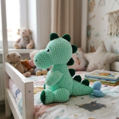 Plush Dinosaur Crochet Pattern amigurumi pattern by EmmaS Dolls
