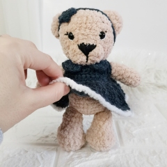 Plush Teddy Bear Dress & Hairband amigurumi pattern by EmmaS Dolls
