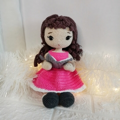 Schoolgirl Doll Crochet Pattern amigurumi by EmmaS Dolls