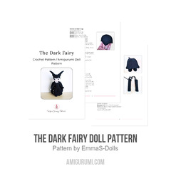 The Dark Fairy Doll Pattern amigurumi pattern by EmmaS Dolls