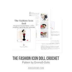 The Fashion Icon Doll Crochet amigurumi pattern by EmmaS Dolls