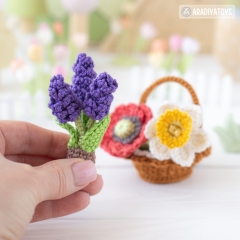 Flower Basket ('Mini Kingdom') amigurumi by AradiyaToys
