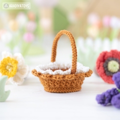 Flower Basket ('Mini Kingdom') amigurumi pattern by AradiyaToys