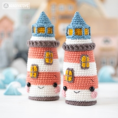 Kawaii Lighthouse ('Mini Kingdom') amigurumi by AradiyaToys