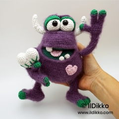 Lucio the Luminous Monster amigurumi pattern by IlDikko