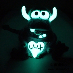 Lucio the Luminous Monster amigurumi by IlDikko
