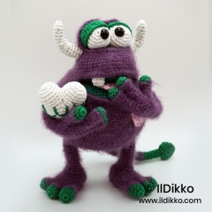 Lucio the Luminous Monster amigurumi pattern by IlDikko