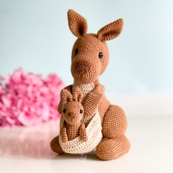 Kangaroo with baby
