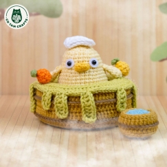 Yellow Duck In Bathtub