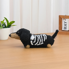 Spooky Skull Dachshund 