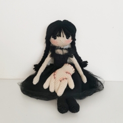 Gothic Girl Amigurumi Doll Pattern