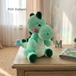 Plush Dinosaur Crochet Pattern