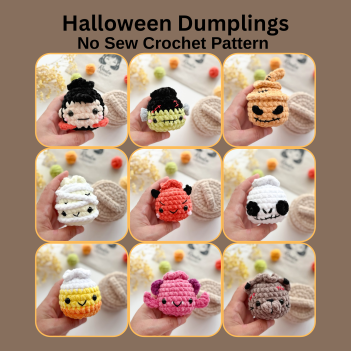 Halloween Dumplings amigurumi pattern by RNata