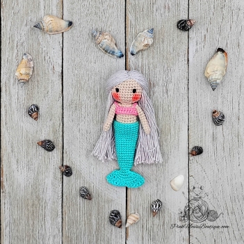 Malka Mermaid amigurumi pattern by Pink Mouse Boutique