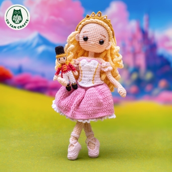 Princess Clara - Ballet Nutcracker amigurumi pattern by Co Tam Crafts