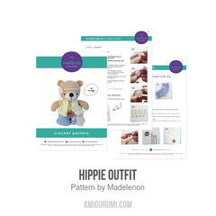 Hippie Outfit amigurumi pattern by Madelenon
