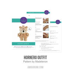 Hornero Outfit amigurumi pattern by Madelenon