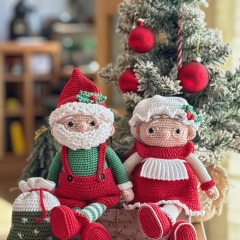 Christmas Santa & Mrs. Claus  amigurumi pattern by RNata
