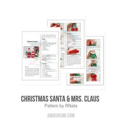 Christmas Santa & Mrs. Claus  amigurumi pattern by RNata