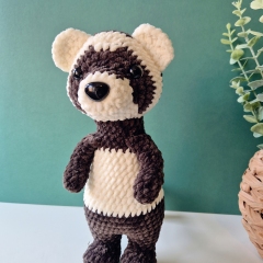 Bear the ferret amigurumi pattern by Sweet Fluffy Stitches