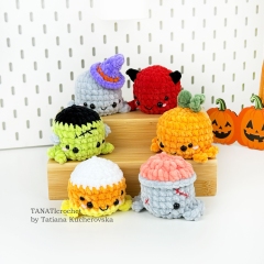 Halloween Spiders amigurumi pattern by TANATIcrochet