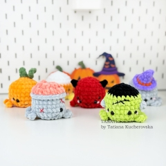 Halloween Spiders amigurumi pattern by TANATIcrochet