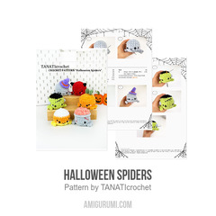 Halloween Spiders amigurumi pattern by TANATIcrochet